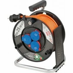 Brennenstuhl Kabeltrommel 25 M 3 Steckdosen Verlängerungskabel Kabelrolle