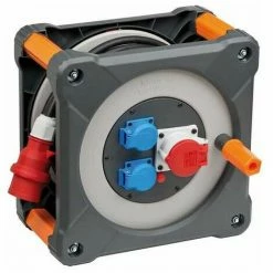 Brennenstuhl Kabeltrommel CEE 30m Sw BGI 608 IP44 2xSteckd.230V 1xSteck.400V H07RN-F 5G2,5