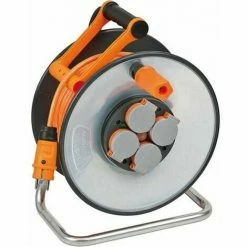 Brennenstuhl Kabeltrommel SteelCore 33m Orange BGI 608 M. 4-fach Steckdose H07BQ-F 3G1,5