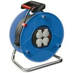 Brennenstuhl Kabeltrommel M. 25m Kabel H05 VV-F 3G1.5 Garant Mit 4 Steckdosen