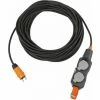 BRENNENSTUHL Powerblock Mit Verlängerungskabel IP54 4-fach 25m Schwarz H07RN-F 3G1,5 | ProfessionalLINE