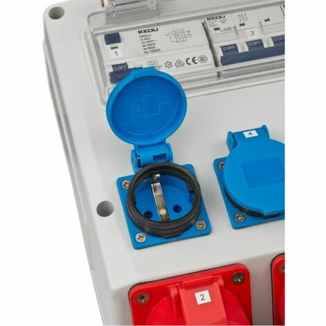 BRENNENSTUHL Wandverteiler 4/32 IP44 4x LS 230V/16 A, 1xLS 400V/16 A, 1xFI 40 A 4-polig 30mA BRENNENSTUHL Wandverteiler 4/32 IP44 4x LS 230V/16 A, 1xLS 400V/16 A, 1xFI 40 A 4-polig 30mA -BRENNENSTUHL Shop 32509811 4