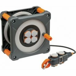 BRENNENSTUHL Kabeltrommel Mit Powerblock IP44 33+5m H07RN-F 3G2,5 | ProfessionalLINE