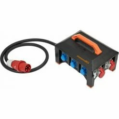 BRENNENSTUHL Shop 5 BRENNENSTUHL Gummi-Baustromverteiler BSV 5-63A FI 2m H07RN-F 5G16,0 CEE32A+2x16A, 6x230V | ProfessionalLINE