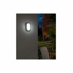 Brennenstuhl LED Ovalleuchte OL 1650, 15W, 1680lm, 4000K, IP65, Kellerleuchte Zur Wandmontage