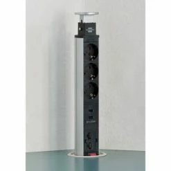 Steckdosenleiste 3-fach Tower Power 2 USB-Ladebuchsen 2 M Brennenstuhl -BRENNENSTUHL Shop 39703827 5