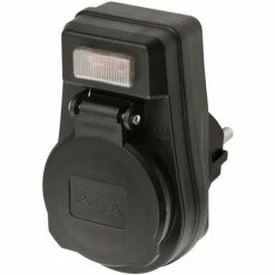 Brennenstuhl 1508280001 Zwischensteckdose Mit Schalter Am Gerät Schwarz